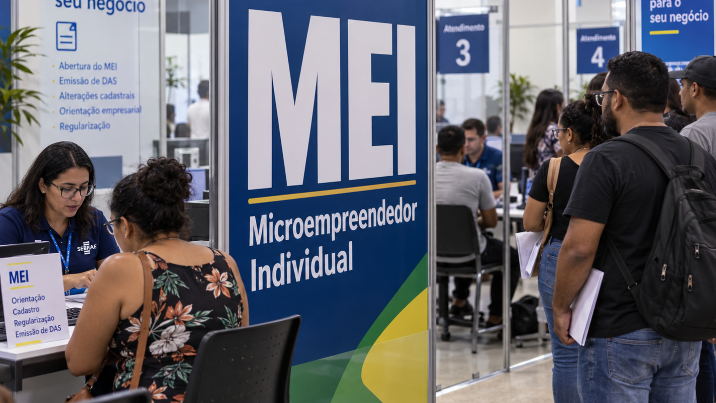 Atendimento a microempreendedores individuais em espaço de orientação ao MEI no Brasil