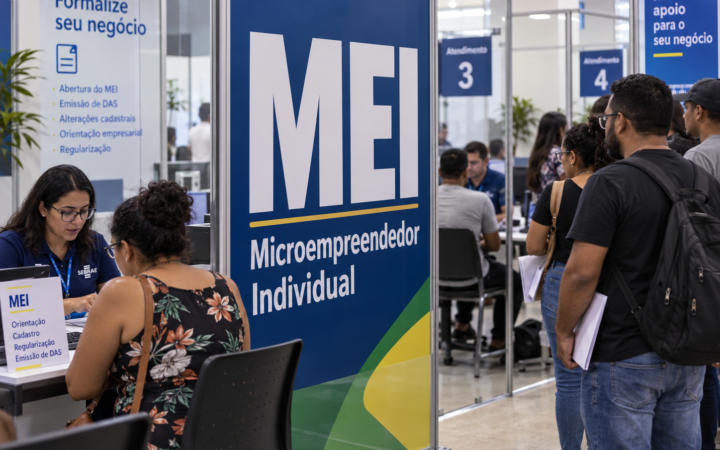 Atendimento a microempreendedores individuais em espaço de orientação ao MEI no Brasil